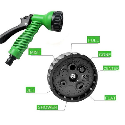 Đầu Vòi Tăng Áp Lực Nước 7 Chế Độ Rửa Xe , Tưới Cây Sân Vườn .. 