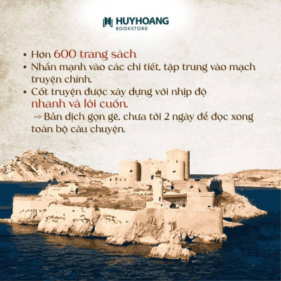 Sách - Bá Tước Monte Cristo - Bìa Cứng - Alexandre Dumas - Huy Hoàng