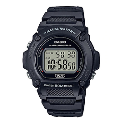 Đồng Hồ Nam Dây Nhựa Casio Standard W-219H-1AVDF Chính Hãng - W-219H-1A