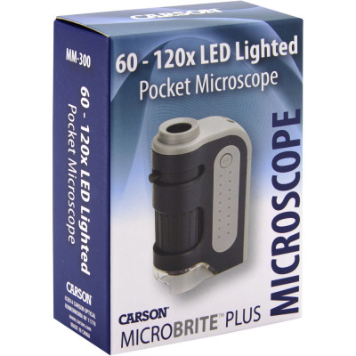 Kính hiển vi  bỏ túi đa năng MICROBRITE PLUS MM-300 (Phóng đại 60-120x) - Hàng chính hãng