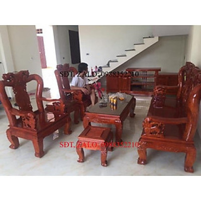 ️ Combo bộ ghế soan tay 10 cộng kệ soan đào