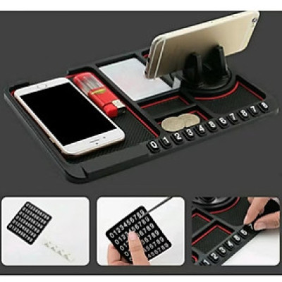 MIẾNG THẢM TAPLO CHỐNG TRƯỢT TRÊN XE HƠI ÔTÔ ĐỰNG PHỤ KIỆN VÀ ĐIỆN THOAI THUẬN TIỆN 