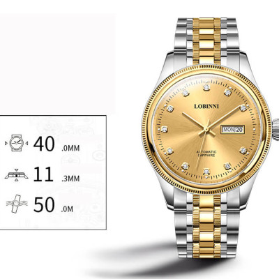 Đồng hồ nam Lobinni L9020-1 chính hãng Thụy Sỹ