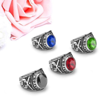 Nhẫn nam titan cao cấp thời trang rẻ đẹp nhẫn mỹ inox thép không gỉ trangsucpt đá đen nhẫn PTNNA06