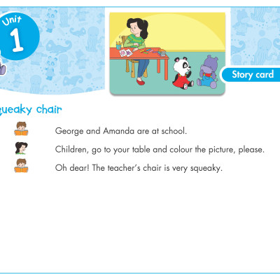 Tiếng Anh Amanda and Friends 2 Story cards