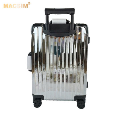 [XẢ KHO LỖI NHẸ – GIẢM 50%] Vali kéo du lịch cao cấp chất liệu hợp kim nhôm nguyên khối MS1305 Macsim cao cấp màu đen cỡ 20inches