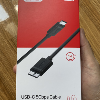 Cáp chuyển USB-C to Micro-B Unitek Y-C475BK - Hàng chính hãng