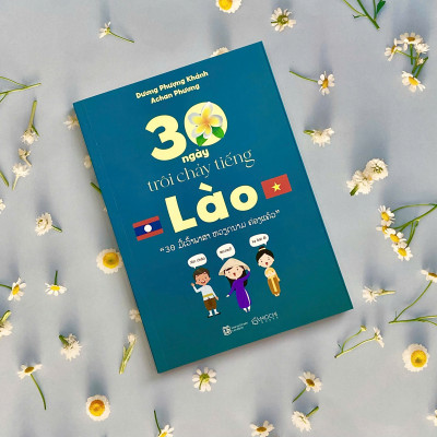 COMBO 2 cuốn: 30 ngày trôi chảy tiếng Lào + Tổng hợp từ vựng cơ bản và nâng cao song ngữ Việt - Lào