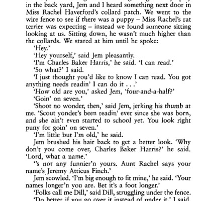 To Kill a Mockingbird