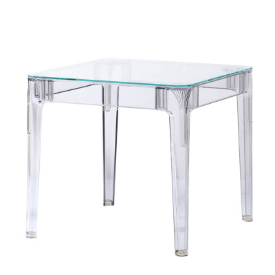  Bộ bàn tiếp khách trong suốt 2 ghế cao cấp hiện đại SL TE1540-06G / PANTON-PC Nội thất Capta