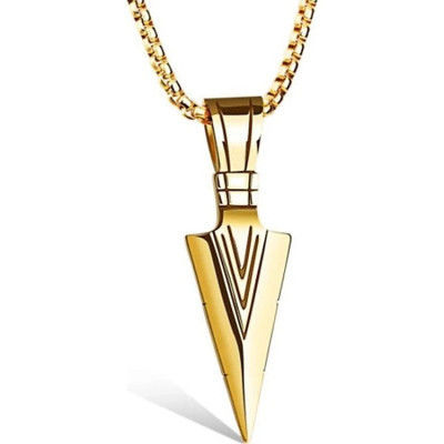 Dây chuyền nam mũi tên cá tính nhiều màu, dây chuyền nam cá tính, dây chuyền phong cách mạnh mẽ