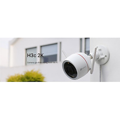 Camera Wifi EZVIZ H3C 2K, Độ Phân Giải 3MP, Có Màu Ban Đêm, Tùy Chỉnh Vùng Cảnh Báo, Hàng Chính Hãng- bảo hành 2 năm