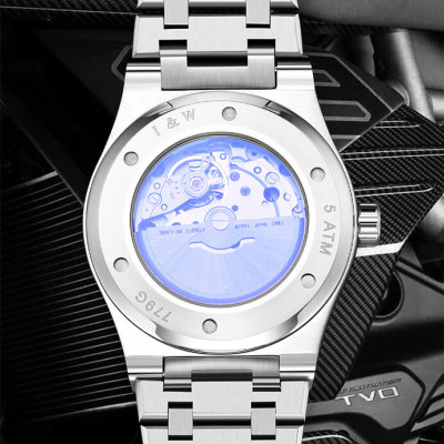 Đồng Hồ Nam I&W Carnival 779G2 Chính Hãng Full Box Chống Nước Kính Chống Xước Dây Thép Cao Cấp BH24T (Máy Cơ Tự Động)