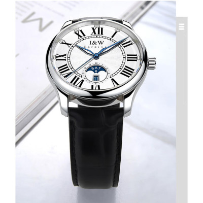 Đồng hồ nam chính hãng IW CARNIVAL IW685G-1 Kính sapphire ,chống xước ,Chống nước 30m ,Bảo hành 24 tháng,Máy cơ (Automatic),dây da cao cấp, thiết kế đơn giản dễ đeo