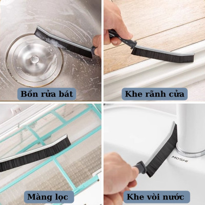 [COMBO DỌN DẸP ĐÓN TẾT] 1 chà sàn nhà tắm + 1 chổi quét trần nhà + 1 bàn chải vệ sinh khe hẹp - Chính hãng dododios