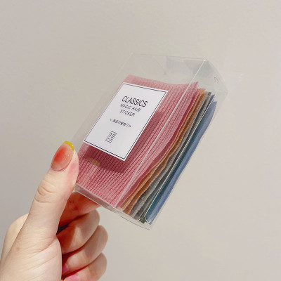 Hộp 10 Miếng Dán Tóc Hình Vuông Dễ Thương Cho Nữ 8X6Cm