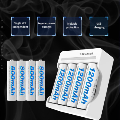 Bộ sạc pin AA/AAA 1.2V C8002 