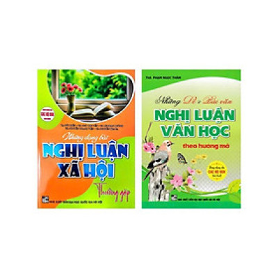 Sách - Những Dạng Bài Nghị Luận Xã Hội Thường Gặp + Những Đề Và Bài Văn Nghị Luận Văn Học Theo Hướng Mở - Combo 2 Cuốn - Hồng Ân