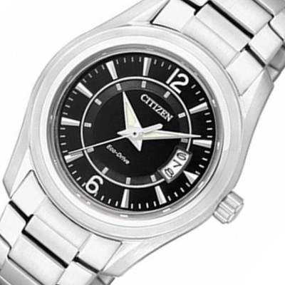 Đồng Hồ Nữ Citizen Dây Thép Không Gỉ FE1010-57E - Mặt Đen