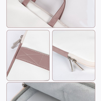 Túi da chống sốc laptop surface máy tính xách tay, túi đeo chéo công sở nữ cặp đựng laptop cute dễ thương chống nước 