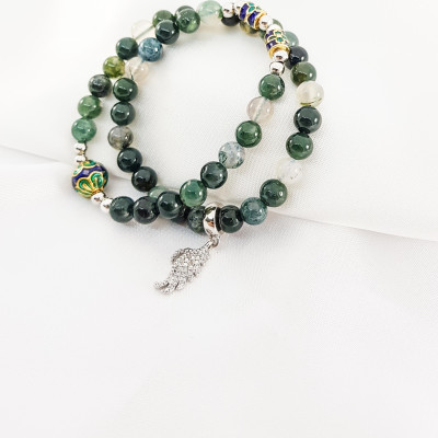 Vòng tay mệnh mộc, hỏa đá băng ngọc thủy tảo