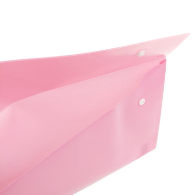 Bìa Nút Màu Pastel F4 - Thiên Long CBF-003 - Hồng Pastel (Sức Chứa 125 Tờ A4)