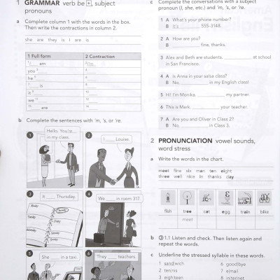 American English File 3th Edition 1. Workbook Without Answer Key