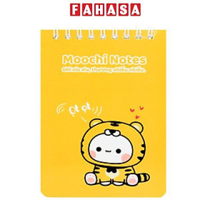 Sổ Lò Xo Moochi Notes B7 - Kẻ Ngang - 120 Trang 80gsm - The Sun 01