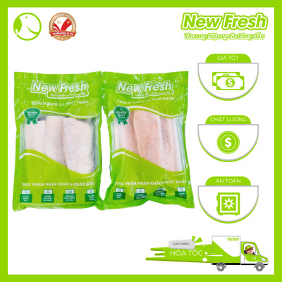 [GIAO NHANH HCM] Lườn Cá Hồi Nauy (cắt 5cm+) - Túi 300gr