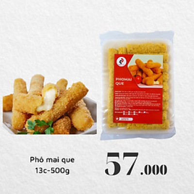 Phô Mai Que Mozzarella Stick 13 Cây Gói 500gr - Thương hiệu Đen Đỏ