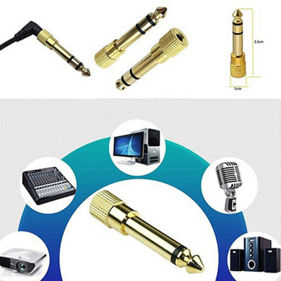 Đầu Jack Chuyển đổi âm thanh từ cổng 3ly sang 6ly 3 ly 6ly, 3li 6li, 3 li 6 li Giắc, Rắc, Rack Hàng Chính Hãng 
