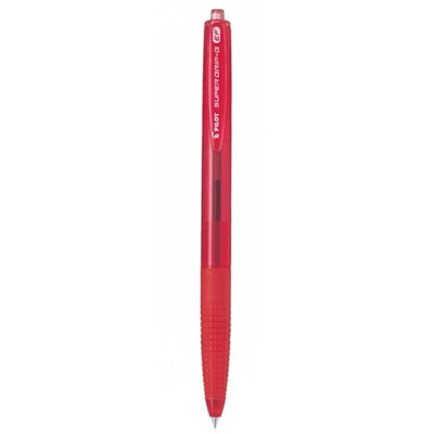 Bút Bi Super Grip.G RR Pilot BPGG-8R-EF-RR - Mực Đỏ