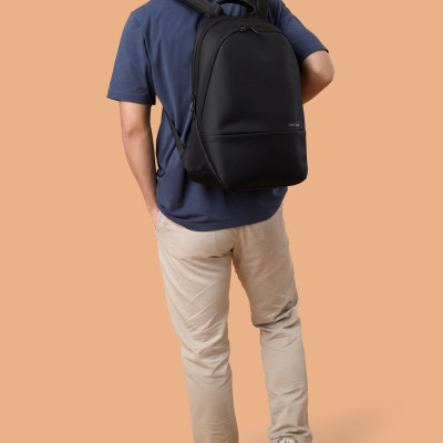 Balo laptop 14” KINGBAG ERIC mỏng nhẹ, phong cách mới, trượt nước, có ngăn máy tính bảng, đai vali tiện dụng - Hàng chính hãng