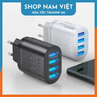 Củ Sạc USB 5V Loại Tốt 3 Cổng / 4 Cổng - Hàng Chính Hãng NAVIVU