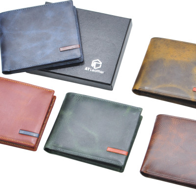 Ví nam da bò AT Leather 063 - Da bò thuộc Highlight