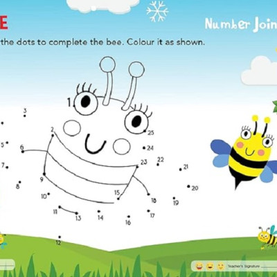 Art and Craft Activity Book B for 3-4 Year old kids with free craft material