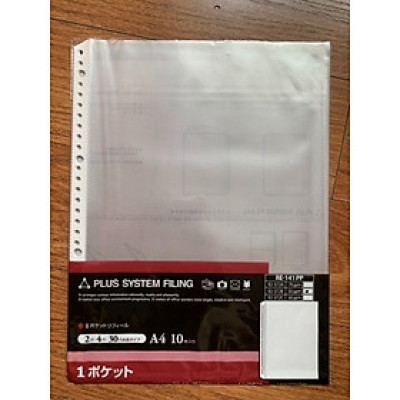 Túi sơ mi lỗ Plus/Tệp 10 cái