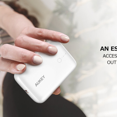 Pin sạc dự phòng Aukey PB-N83S 20W PD 10.000mAh, hàng chính hãng