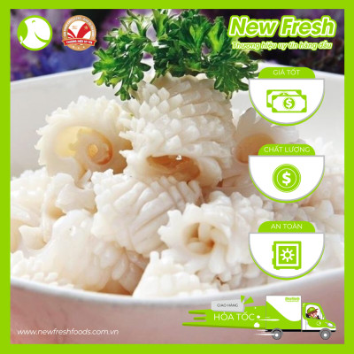 [GIAO NHANH HCM] Mực Ống Cắt Hoa - Túi 500Gr