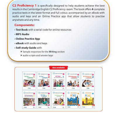 C2 Proficiency 1 with 4 Practice Tests - Latest Format