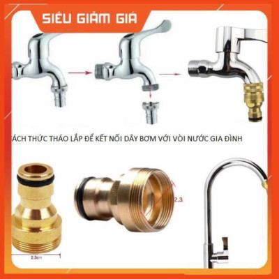 Bộ dây vòi xịt nước rửa xe, tưới cây . tăng áp 3 lần, loại 7m, 10m 206622-5 cút sập, nối nhựa