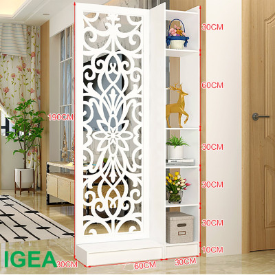 VÁCH NGĂN HOA LÁ TÂY LIỀN 1 KỆ (1m9x90cm)