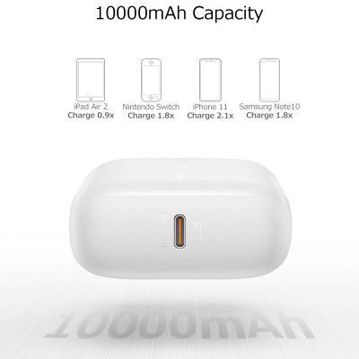 Pin sạc dự phòng Aukey PB-N83S 20W PD 10.000mAh, hàng chính hãng