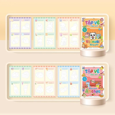 Sách - Tập Vẽ Theo Nét - Combo 5 Cuốn - Megabook