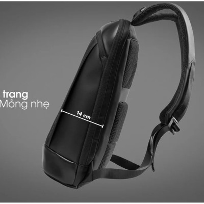 Balo Laptop 15.6 Inch KINGBAG KRATOS phối da bền bỉ, siêu nhẹ - Hàng Chính Hãng