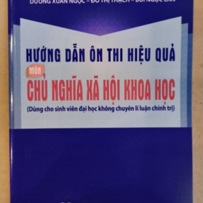 Sách - Hướng dẫn ôn thi hiệu quả môn chủ nghĩa xã hội khoa học