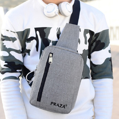 Combo Balo Thời Trang & Túi Đeo Messenger PRAZA - BL172DC095 (Xám)