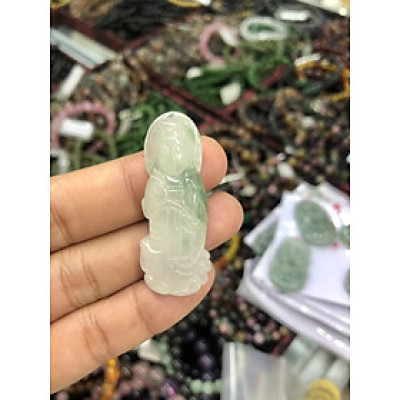 Mặt dây chuyền phật Bà Quan Thế Âm Bồ Tát đá ngọc phỉ thúy