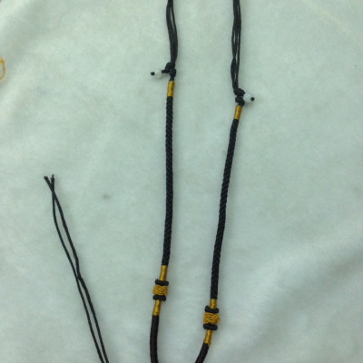 Mặt dây chuyền bát quái phong thủy đá thạch anh đen