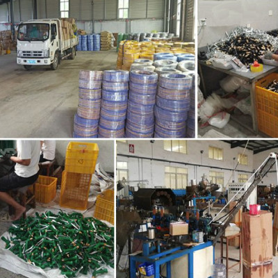 Bộ dây và vòi xịt rửa xe tưới cây tăng áp thông minh 810-2621 (dây xanh dẹt-cút nối đồng)